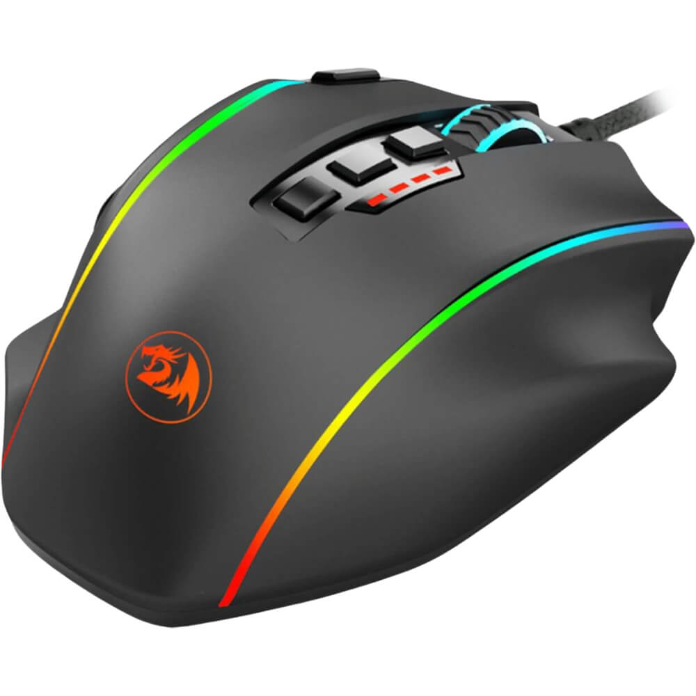 Redragon M901-K-2 PERDITION 4 Wired Gaming Mouse (Black)