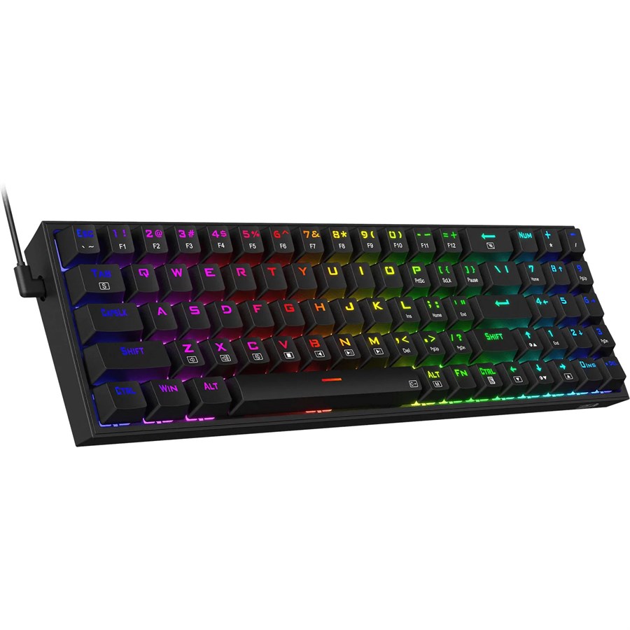 Redragon K628 POLLUX PRO 75% Wireless RGB Gaming Keyboard (Black)