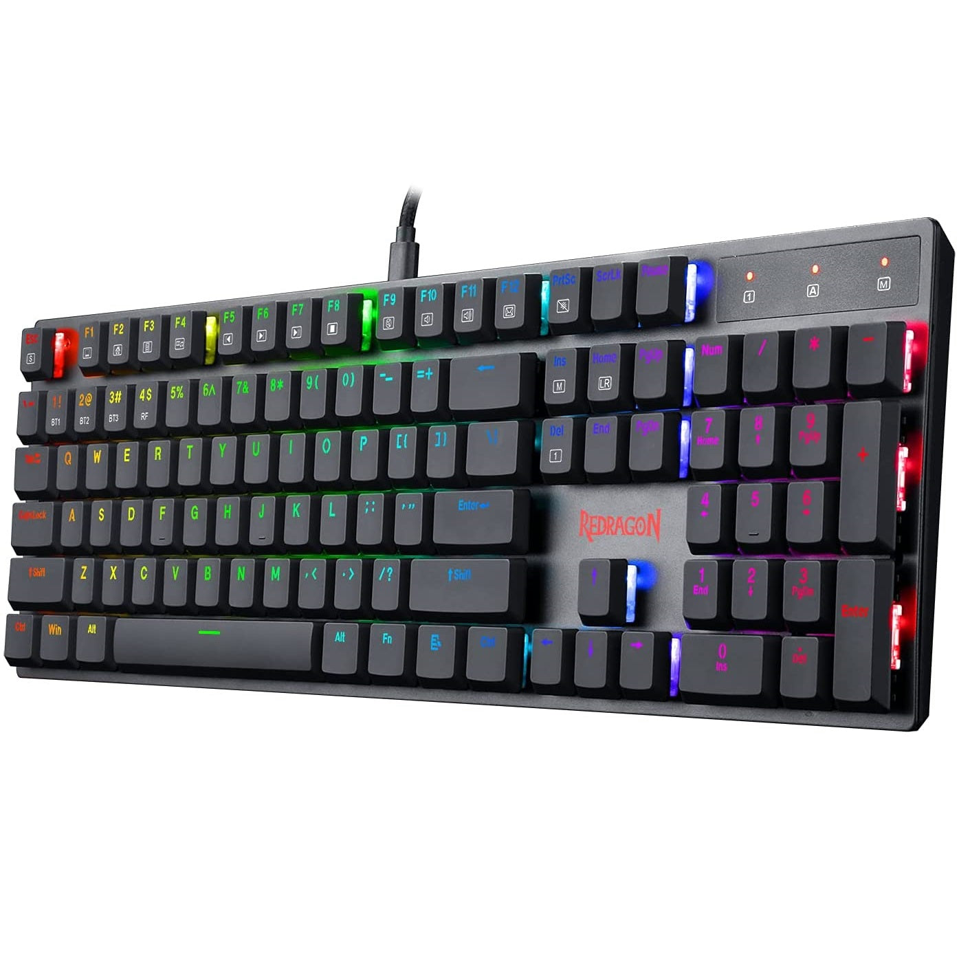 Redragon K535 APAS RGB Backlit Wired, Bluetooth Mechanical Gaming Keyboard