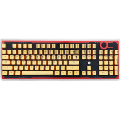 Redragon A101G 104 Metallic Electroplated Gold Color Keycaps - Redragon Pakistan