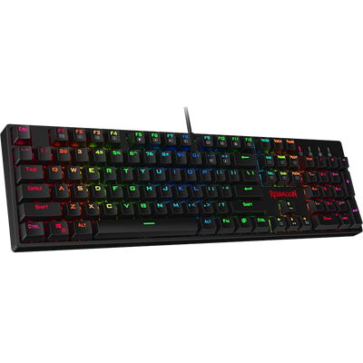 Redragon K582 SURARA RGB LED Backlit Mechanical Gaming Keyboard (Black)