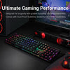 Redragon K551 RGB-1 MITRA Wired Mechanical Keyboard with Blue Switches (Black)