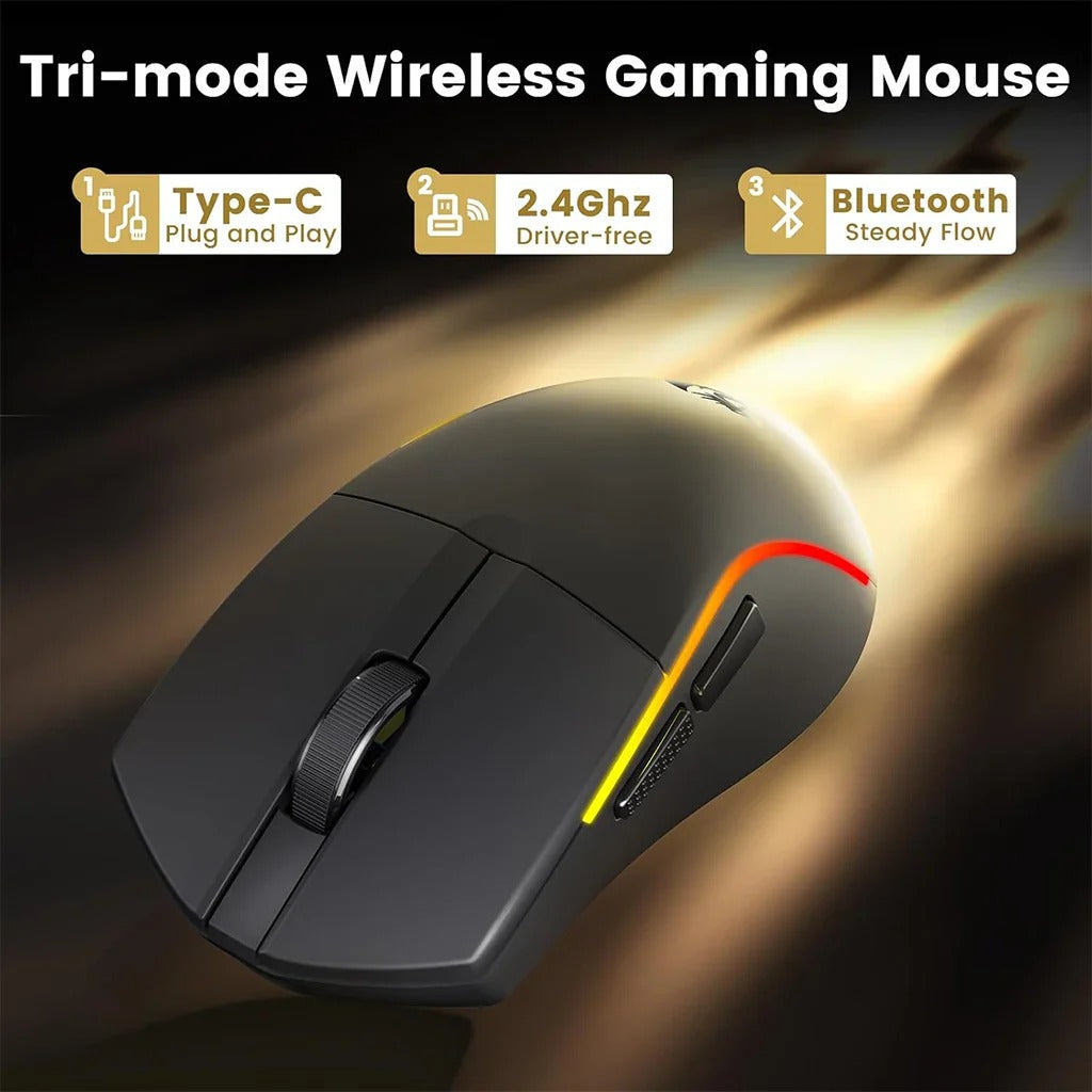 Redragon M816 PRO DEICIDE Tri-Mode 26K DPI RGB Gaming Mouse