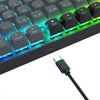 Redragon K740 DHARMA Wired Mechanical Keyboard with Linear Dragon Chant Switch (Black & Green)
