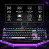 Redragon DHARMA K740 PRO Tri-Mode Mechanical Keyboard with Mambo Switches (Black & Purple)