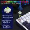 Redragon K744 PRO FAYE Wireless Gasket Design Keyboard with Mambo Switches (White & Black)