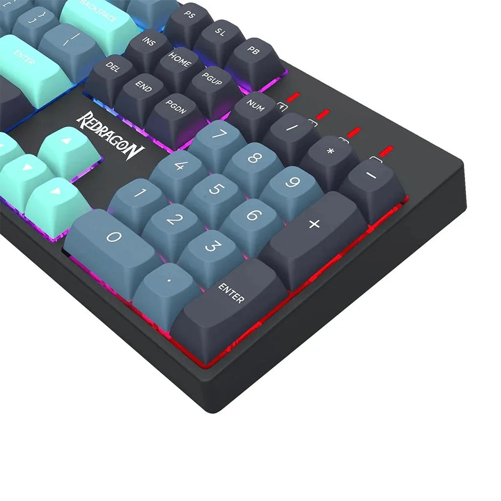 100 Percent Razorback Keyboard Redragon K582 SURARA 100% Anti-Ghosting RGB Keyboard With Red Switches