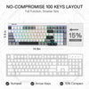 Redragon K656 GAREN PRO 100 Keys 3-Modes Wireless Keyboard (WBRGB)