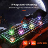 Redragon K521 NETHERBANE Full Size RGB Wired Membrane Gaming Keyboard
