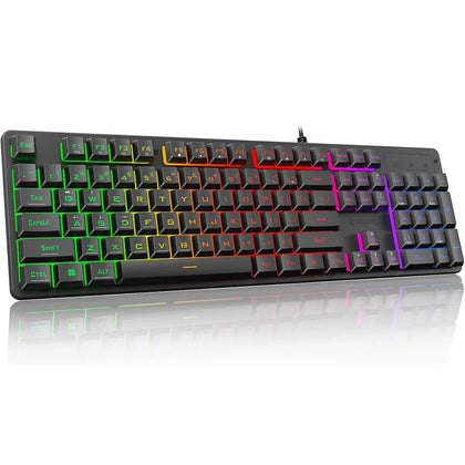 Redragon K521 NETHERBANE Full Size RGB Wired Membrane Gaming Keyboard