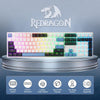Redragon K668 TRUNDLE Gaming Keyboard With Hot Swappable Red Switches (WGB)