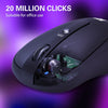 Redragon BM-2466 2.4GHz Wireless Office Mouse, 1,600 DPI — button switch detail