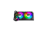 Redragon CCW-3012 AIO Liquid CPU Cooler — liquid cooler opposite front angle