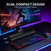 Redragon GS821 AIRBURST Bluetooth 5.3 Stereo Soundbar — soundbar dimensions beneath a monitor