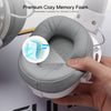 Redragon H376 AURORA USB Gaming Headset (White) — white memory-foam ear cushion detail