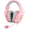 Redragon H510 ZEUS-X RGB USB Gaming Headset (Pink) — pink earcup and microphone angle