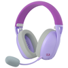 Redragon H848PL IRE PRO Tri-Mode Wireless Gaming Headset (Purple) — purple headset front angle