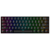 Redragon K530 DRACONIC PRO Tri-Mode RGB Mechanical Keyboard (Black, Brown Switches) — black 61-key keyboard top view