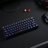 Redragon K530 DRACONIC PRO Tri-Mode RGB Mechanical Keyboard (Black, Brown Switches) — black RGB keyboard desktop view