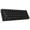 Redragon K530 DRACONIC PRO Tri-Mode RGB Mechanical Keyboard (Black, Brown Switches) — black RGB keyboard front angle