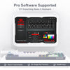 Redragon K628WG POLLUX 75% Wired RGB Mechanical Keyboard (White & Grey) — key and lighting customisation software