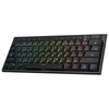 Redragon K632 PRO 60% Low-Profile Wireless RGB Mechanical Keyboard (Black) — black wireless keyboard alternate angle