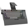 Redragon K648GG OLAF 94-Key Wired RGB Mechanical Keyboard — keyboard alternate front angle