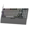 Redragon K648GG OLAF 94-Key Wired RGB Mechanical Keyboard — keyboard diagonal front view
