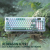 Redragon K719 GALATIN PRO Tri-Mode RGB Mechanical Keyboard (White & Mint Green) — GALATIN keyboard product overview