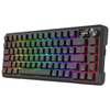 Redragon K724SP BEHEMOTH PRO Tri-Mode RGB Mechanical Keyboard — gradient-black keyboard alternate angle