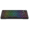 Redragon K724SP BEHEMOTH PRO Tri-Mode RGB Mechanical Keyboard — keyboard low front perspective