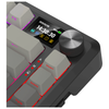 Redragon K724SP BEHEMOTH PRO Tri-Mode RGB Mechanical Keyboard — screen and knob close-up