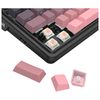 Redragon K728SP ANTONIUM PRO Tri-Mode RGB Mechanical Keyboard (Black & Pink) — keycap and switch detail