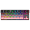 Redragon K728SP ANTONIUM PRO Tri-Mode RGB Mechanical Keyboard (Black & Pink) — RGB key layout from above