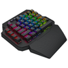 Redragon K758 ABYSSAL compact gaming keypad, raised side view