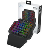 Redragon K758 ABYSSAL gaming keypad beside its retail packaging