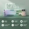 Redragon K761WG WYVERN PRO Tri-Mode RGB Mechanical Keyboard — 104-key keyboard feature overview