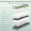 Redragon K761WG WYVERN PRO Tri-Mode RGB Mechanical Keyboard — gasket assembly and internal padding