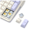 Redragon K762VI TERRAFLARE PRO Tri-Mode RGB Mechanical Keyboard (Violet) — hot-swappable socket and keycaps