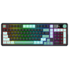 Redragon K768BG EISA 100 PRO Tri-Mode RGB Mechanical Keyboard (Black & Green) — black-and-green key layout