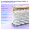 Redragon K768VI EISA 100 Tri-Mode RGB Mechanical Keyboard (Violet) — gasket assembly and padding