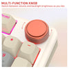 Redragon K768WGR EISA 100 Tri-Mode RGB Mechanical Keyboard — multifunction control knob