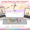Redragon K768WGR EISA 100 Tri-Mode RGB Mechanical Keyboard — USB-C, Bluetooth and 2.4GHz connection options