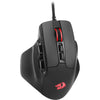 Redragon M806 BULLSEYE Wired RGB Gaming Mouse, 7 Programmable Buttons (Black)