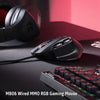 Redragon M806 BULLSEYE Wired RGB Gaming Mouse, 7 Programmable Buttons (Black)