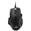 Redragon M925 VIPER black wired RGB gaming mouse, top view