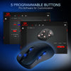 Redragon M998-STD-1K EBONY STANDARD Tri-Mode Gaming Mouse with Charging Dock — five programmable buttons