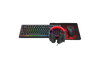 Redragon S148 Wired Gaming Keyboard, Mouse, Headset and Mouse Pad Bundle — keyboard, mouse, headset and mouse pad bundle