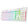 Redragon K512 SHIVA RGB Backlit Membrane Gaming Keyboard (White)