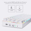 Redragon K530 RGB Draconic Wireless Mechanical Gaming Keyboard with Tactile Brown Switches (White)